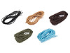 Spago piatto in simil-pelle, larghezza: 3 mm