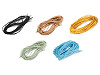 Spago piatto in simil-pelle, larghezza: 3 mm