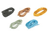 Ficelle plate en similicuir, largeur 3 mm
