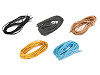 Spago piatto in simil-pelle, larghezza: 3 mm