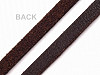Imitation Leather Flat String, width 2.5 mm width