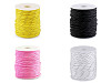 Cordón de poliéster Ø4 mm con hilo reflectante