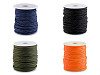 Cordon polyester, Ø 4 mm, avec fil réfléchissant