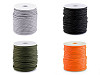 Cordon polyester, Ø 4 mm, avec fil réfléchissant