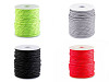 Cordon polyester, Ø 4 mm, avec fil réfléchissant