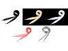 Satin Laces length 110 cm
