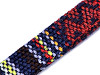 Flat Rope / Multicolour Indian Braided Trim width 7 mm