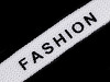 Oděvní šňůra plochá šíře 10 mm Fashion