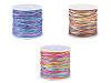 Cordon en coton Arc-en-ciel, Ø 1 mm