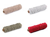 Sznurek bawełniany macrame Ø3 mm do rozczesania