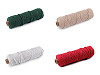 Cordoncino in cotone, macramè, Ø 3 mm, pettinabile