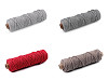 Cordon en coton macramé, Ø 3 mm, peigné