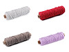 Bavlněná šňůra macrame Ø3 mm rozčesávací