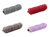 Bavlnená šnúra macrame Ø3 mm rozčesávacia