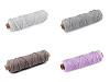 Bavlnená šnúra macrame Ø3 mm rozčesávacia