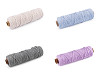 Cordoncino in cotone, macramè, Ø 3 mm, pettinabile