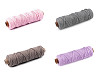 Cordon en coton macramé, Ø 3 mm, peigné