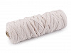 Sznurek bawełniany płaski tkany / macrame szer. 8-10 mm