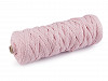 Bavlnená šnúra plochá tkaná / macramé šírka 8 - 10 mm
