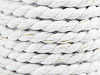 Cordon en coton/Ficelle avec fibre métallique, Ø 8 mm