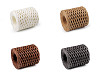 Filato di rafia / rafia per borse a maglia - naturale, larghezza: 5 - 8 mm