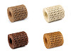 Filato di rafia / rafia per borse a maglia - naturale, larghezza: 5 - 8 mm