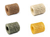 Filato di rafia / rafia per borse a maglia - naturale, larghezza: 5 - 8 mm