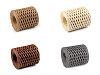 Filato di rafia / rafia per borse a maglia - naturale, larghezza: 5 - 8 mm