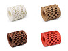 Filato di rafia / rafia per borse a maglia - naturale, larghezza: 5 - 8 mm