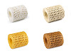 Rafie tricotat genti natural, latime 5-8 mm