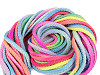 Cordons en coton pour capuche, multicolores, longueur 120 cm 