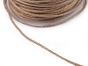 Linen / Flax String Ø2 mm smoothed 100% Linen