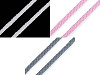 Cordoncino di cotone, dimensioni: Ø 7 mm, intrecciato