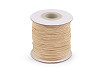 Nylon twisted cord Ø1 mm for creating and making jewelry