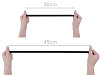 Élastique pour bretelles de soutien-gorge, largeur 12 mm