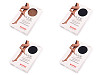 Women's pantyhose with less creasing Alicia 20den