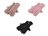 Ladies gloves with touchscreen tips