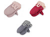 Guantes infantiles tipo manoplas, aislantes