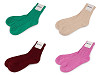 Mongolische Unisex-Wollsocken