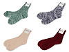 Mongolische Unisex-Wollsocken