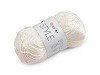 Bavlněná pletací příze Style s viskozovým vláknem 50 g