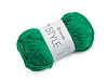Bavlněná pletací příze Style s viskozovým vláknem 50 g