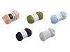 Pelote de laine en coton avec fibres de viscose, 50 g, Style 
