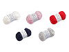 Pelote de laine en coton avec fibres de viscose, 50 g, Style 