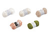 Filato per maglieria, in cotone, con fibra di viscosa, 50 g, Stile 