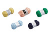 Cotton knitting yarn with viscose fiber 50 g Style 