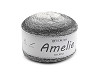 Bavlněná pletací příze Amelie s lurexem 200 g