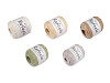 Fil en coton plat Rafaela pour confection de sac en crochet, largeur 4 mm