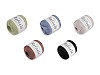 Flat cotton bast Rafaela for crocheting bags, width 4 mm