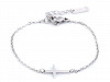 Stainless Steel Cross Chain Bracelet